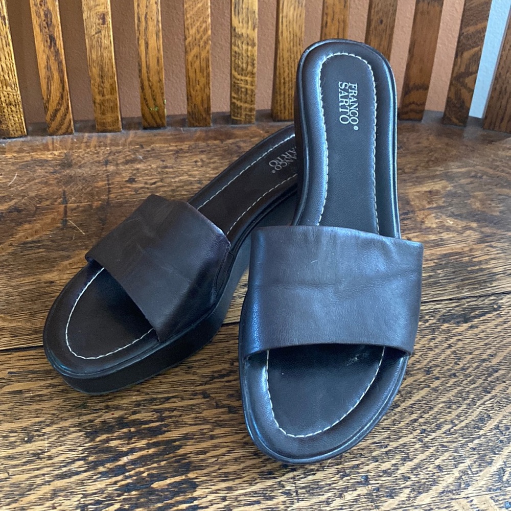 Y2K Platform Slip On Sandals
